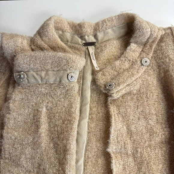 Free People Sleeveless Wrap Cardigan Sweater Asymmetrical Hem Size X-Small - Picture 4 of 9